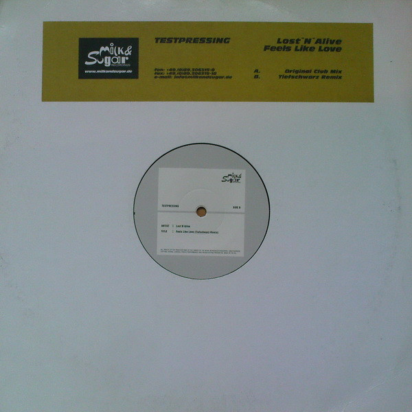 Lost 'N' Alive - Feels Like Love | Milk & Sugar Recordings (MSRM 2002/22) - main Lost 'N' Alive - Feels Like Love | Milk & Sugar Recordings (MSRM 2002/22) - main