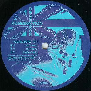 The Advent - Generate EP | Kombination Research (KR016) - 2