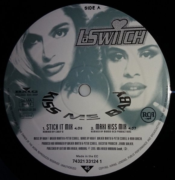 La Switch - Kiss Me Baby | RCA (74321 33124 1)