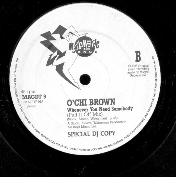 O'Chi Brown - Whenever You Need Somebody | Magnetic Dance (MAGDT 9) - 2 O'Chi Brown - Whenever You Need Somebody | Magnetic Dance (MAGDT 9) - 2