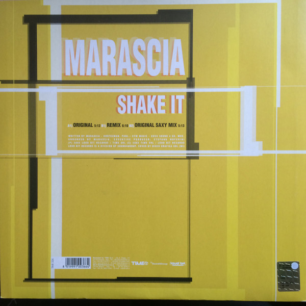 Marascia - Shake It | TIME (TIME 326) - 2
