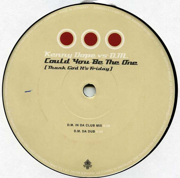 Kenny "Dope" Gonzalez vs. Da Muttz - Could You Be The One (Thank God It's Friday) | Eternal (SAM00524) - 4