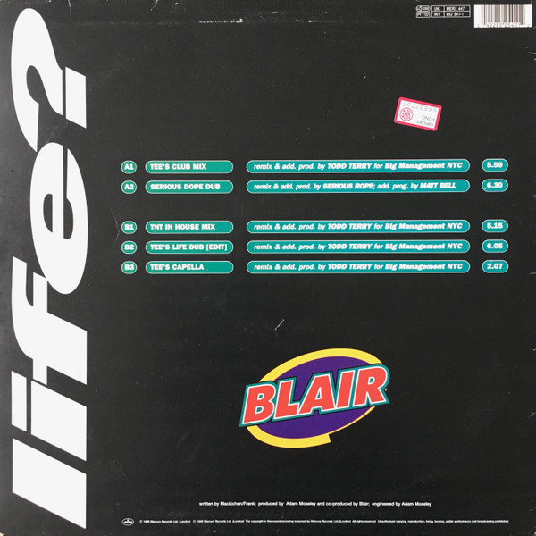Blair - Life? | Mercury (MERX 447) - 2 Blair - Life? | Mercury (MERX 447) - 2