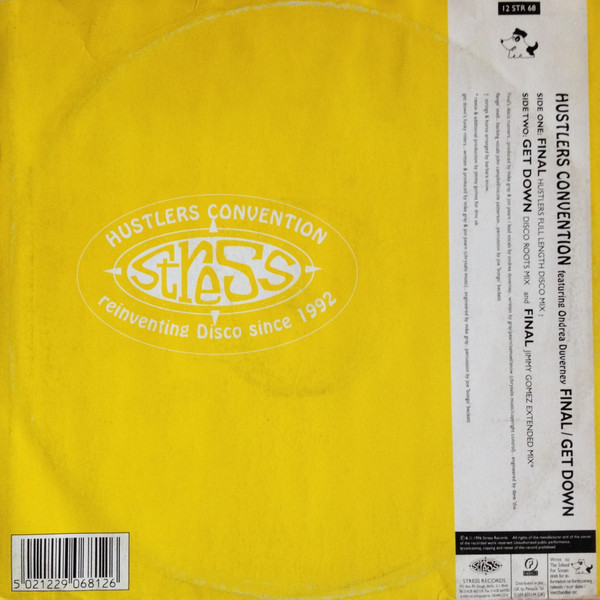 Hustlers Convention Featuring Ondrea Duverney - Final / Get Down | Stress Records (12 STR 68) - 2 Hustlers Convention Featuring Ondrea Duverney - Final / Get Down | Stress Records (12 STR 68) - 2