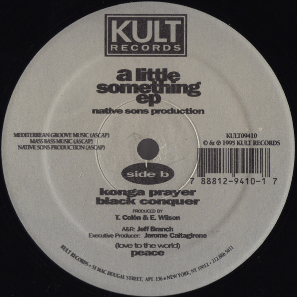 Native Sons Production - A Little Something EP | Kult Records (KULT09410) - 2 Native Sons Production - A Little Something EP | Kult Records (KULT09410) - 2
