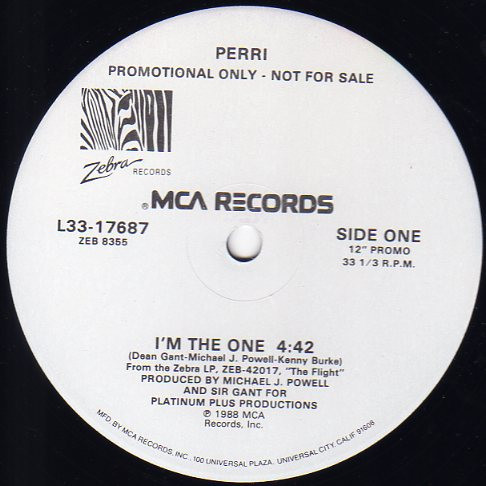 Perri - I'm The One | Zebra Records (ZEB 8355)