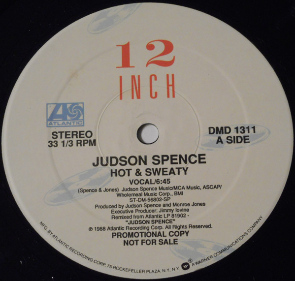 Judson Spence - Hot & Sweaty | Atlantic (DMD 1311)