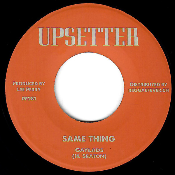 Stranger Cole / The Gaylads - Rough And Smooth / Same Thing | Upsetter (RF281) - 3