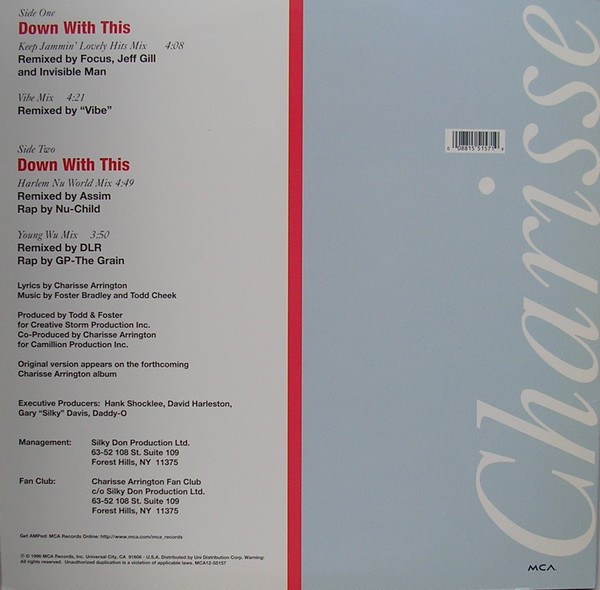 Charisse Arrington - Down With This | MCA Records (MCA12-55157) - 2 Charisse Arrington - Down With This | MCA Records (MCA12-55157) - 2