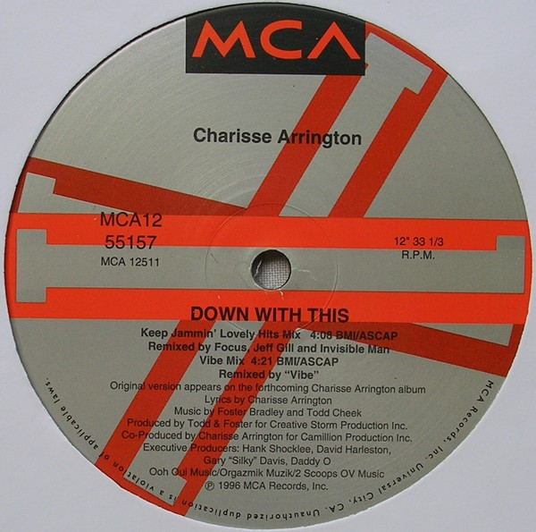 Charisse Arrington - Down With This | MCA Records (MCA12-55157) - 3 Charisse Arrington - Down With This | MCA Records (MCA12-55157) - 3