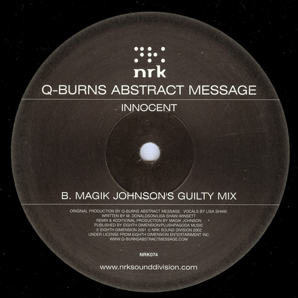 Q-Burns Abstract Message - Innocent | NRK Sound Division (NRK074) - 3