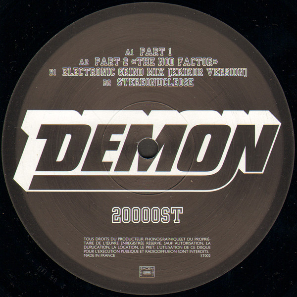Demon - Electronic Boogie | 20000st (ST002) - 3 Demon - Electronic Boogie | 20000st (ST002) - 3