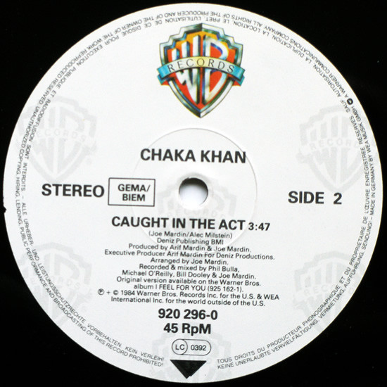Chaka Khan - This Is My Night | Warner Bros. Records (920 296-0) - 4 Chaka Khan - This Is My Night | Warner Bros. Records (920 296-0) - 4
