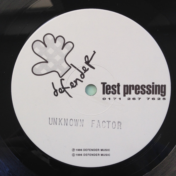 The Unknown Factor - The 4-Track EP / Remix Single | Defender Music (DFD968) - main