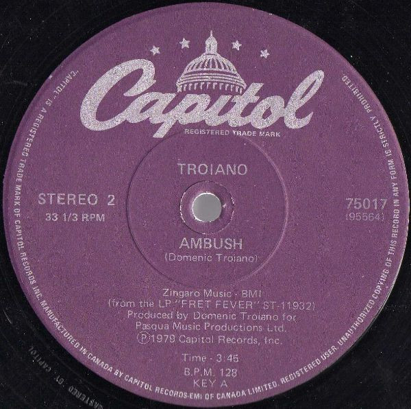 Troiano - We All Need Love | Capitol Records (75017) - 2