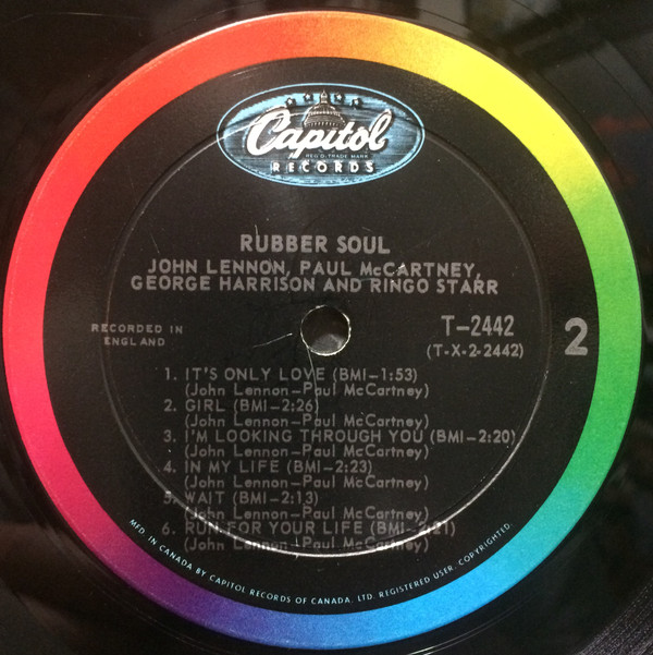 The Beatles - Rubber Soul | Capitol Records (T 2442) - 4