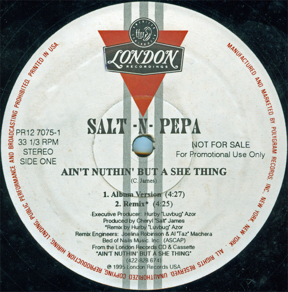 Salt 'N' Pepa - Ain't Nuthin' But A She Thing | London Records (PR12 7075-1)