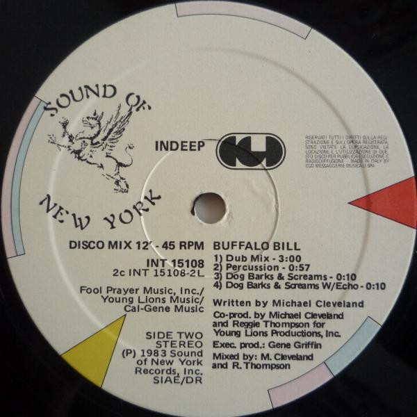 Indeep - Buffalo Bill | CGD (INT 15108) - 4 Indeep - Buffalo Bill | CGD (INT 15108) - 4