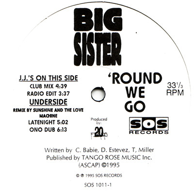 Big Sister - 'Round We Go | SOS Records (SOS 1011-1) - main