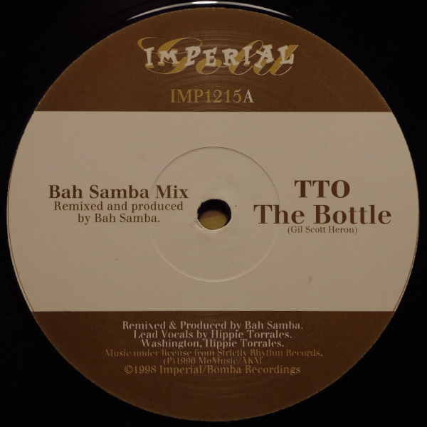 Turntable Orchestra - The Bottle | Imperial Gold (IMP 1215) - main