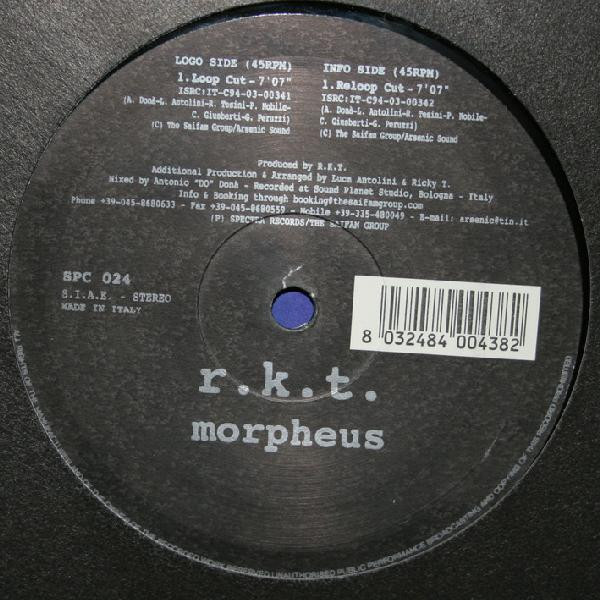 R.K.T. - Morpheus | Spectra Records (SPC 024) - 3