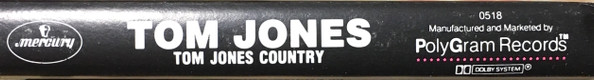 Tom Jones - Country | Mercury (MCR-4-1-4062) - 4