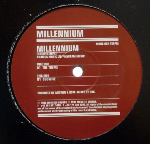 Millennium - Millennium (The Theme) | Monster Sounds (MONS 002) - main Millennium - Millennium (The Theme) | Monster Sounds (MONS 002) - main