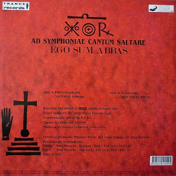 XOR - Ego Sum Abbas | Trance Records (LSD 001) - 2 XOR - Ego Sum Abbas | Trance Records (LSD 001) - 2