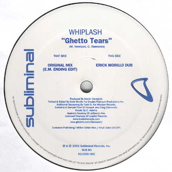 Whiplash - Ghetto Tears | Subliminal (SUB 80) - 2