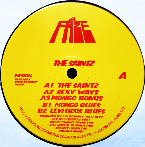 The Saintz - The Saintz | Faze Trax (FZ-008)