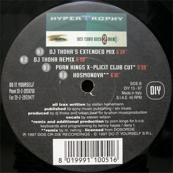 Hypertrophy - Just Come Back 2 Me | Do It Yourself (DIY 13-97) - 4 Hypertrophy - Just Come Back 2 Me | Do It Yourself (DIY 13-97) - 4