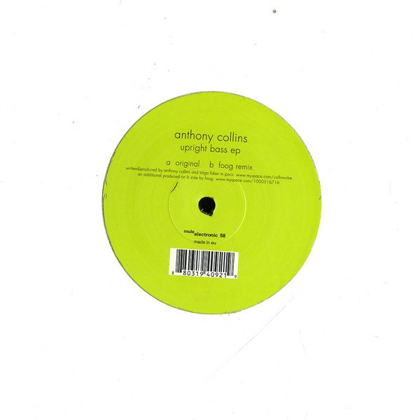 Anthony Collins - Upright Bass EP | Mule Electronic (mule electronic 58) - 2 Anthony Collins - Upright Bass EP | Mule Electronic (mule electronic 58) - 2