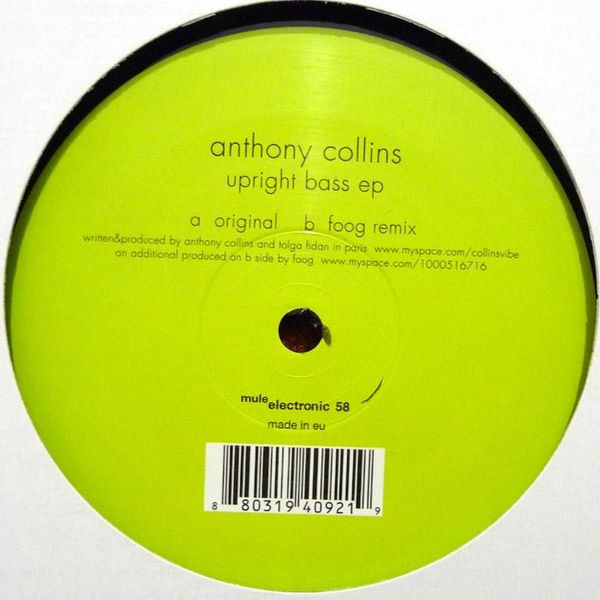 Anthony Collins - Upright Bass EP | Mule Electronic (mule electronic 58) - main Anthony Collins - Upright Bass EP | Mule Electronic (mule electronic 58) - main
