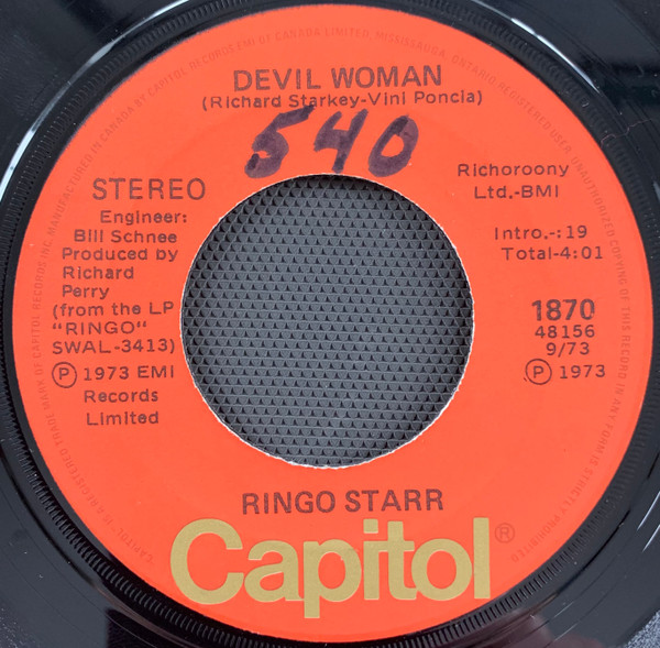 Ringo Starr - You're Sixteen | Capitol Records (1870) - main