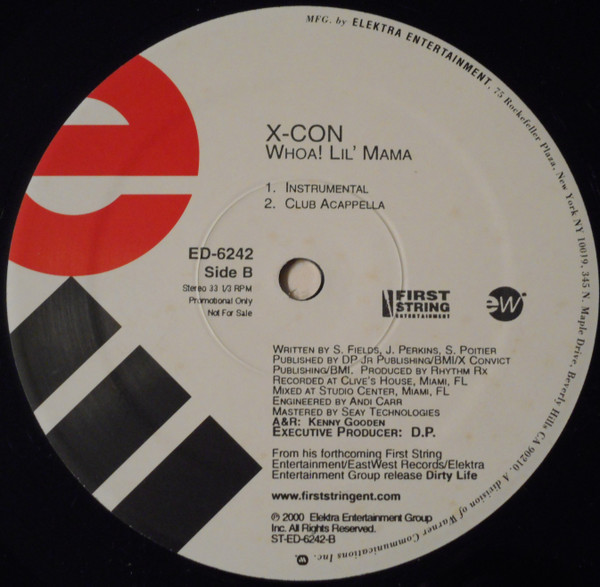 X-Con - Whoa! Lil' Mama | Elektra (ED-6242) - 2