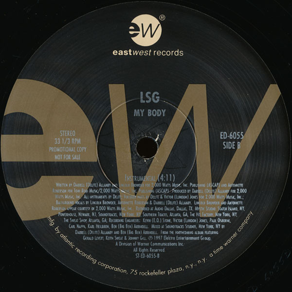 LSG - My Body | EastWest Records America (ED-6055) - 2