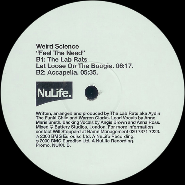 Weird Science - Feel The Need | NuLife (NUX4) - 3