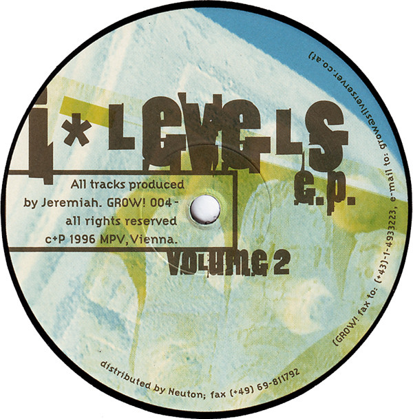 Jeremiah - I*Levels E.P. Volume 2 | Grow! (GROW! 004)