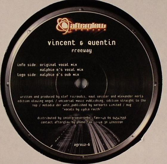 Vincent & Quentin - Freeway | Afterglow Records (agr012-6)