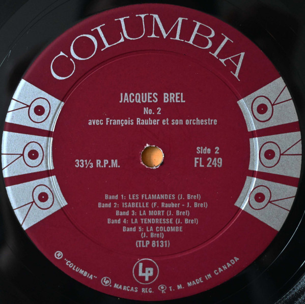 Jacques Brel - No. 2 | Columbia (FL 249) - 4