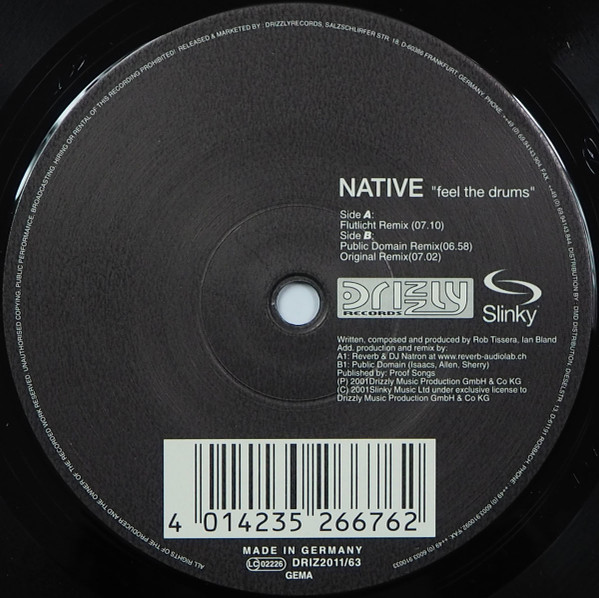 Native - Feel The Drums | Drizzly (DRIZ2011/63) - 2