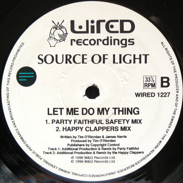 Source Of Light - Let Me Do My Thing | Wired Recordings (WIRED 1227) - 3 Source Of Light - Let Me Do My Thing | Wired Recordings (WIRED 1227) - 3
