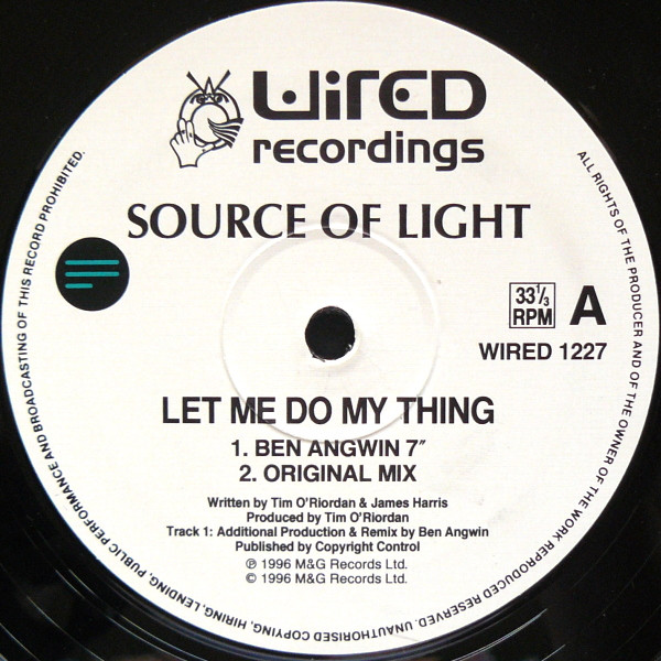 Source Of Light - Let Me Do My Thing | Wired Recordings (WIRED 1227) - 2 Source Of Light - Let Me Do My Thing | Wired Recordings (WIRED 1227) - 2