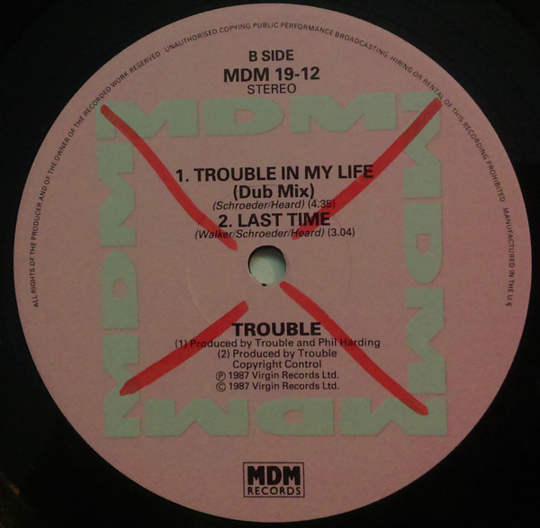 Trouble - Trouble In My Life | MDM Records (MDM 19-12) - 4 Trouble - Trouble In My Life | MDM Records (MDM 19-12) - 4