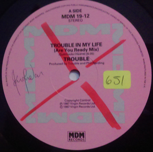 Trouble - Trouble In My Life | MDM Records (MDM 19-12) - 3 Trouble - Trouble In My Life | MDM Records (MDM 19-12) - 3