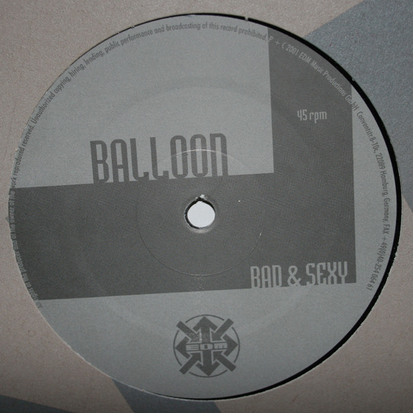 Balloon - Bad & Sexy | EDM (EDM 056-1) - main