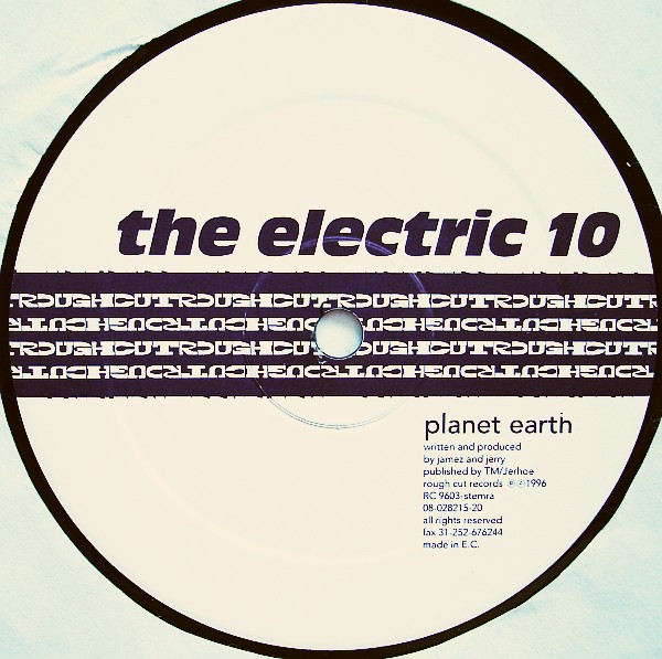 The Electric 10 - Planet Earth | Rough Cut Records (RC 9603)