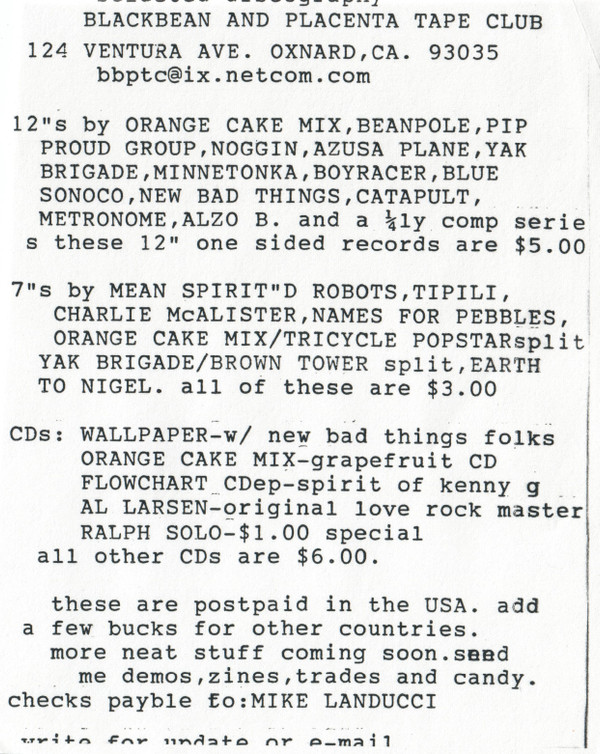 Catapult - Hummingbird | Blackbean And Placenta Tape Club (68 1/2) - 4 Catapult - Hummingbird | Blackbean And Placenta Tape Club (68 1/2) - 4