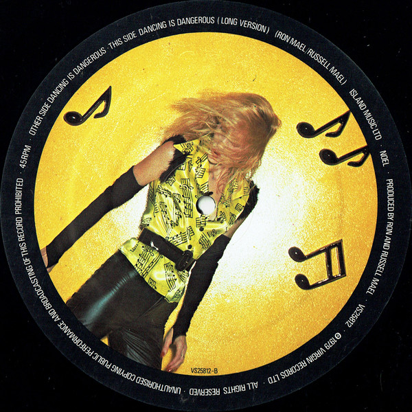 Noel - Dancing Is Dangerous | Virgin (VS25812) - 4 Noel - Dancing Is Dangerous | Virgin (VS25812) - 4