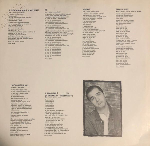 Francesco Baccini - Il Pianoforte Non È Il Mio Forte... | CGD (9031 72180-1) - 5